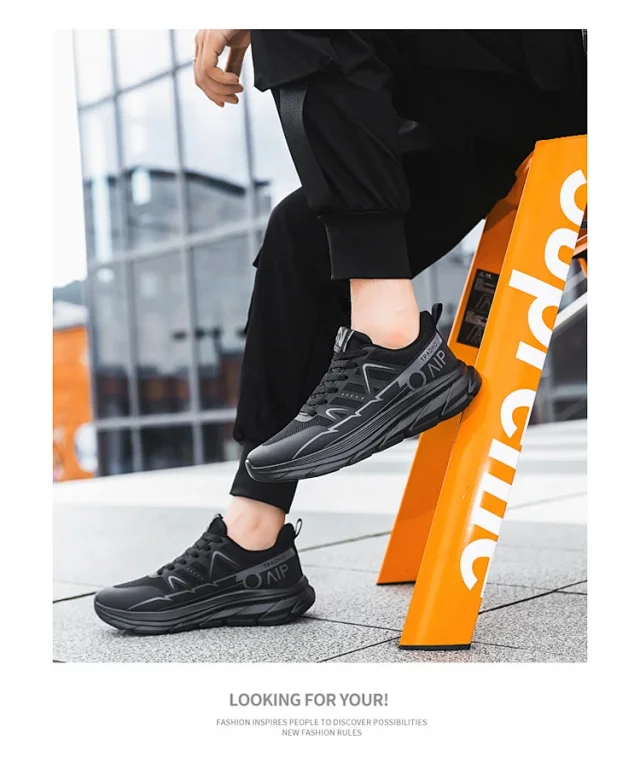 Men's Lightweight Mesh Breathable Casual Sneakers Detail