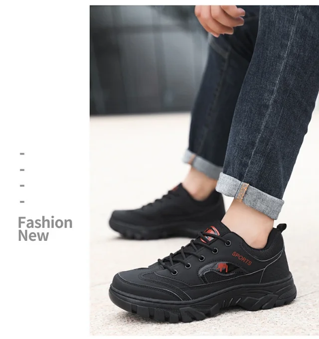 Men's Breathable Hiking Workwear Boots Detail