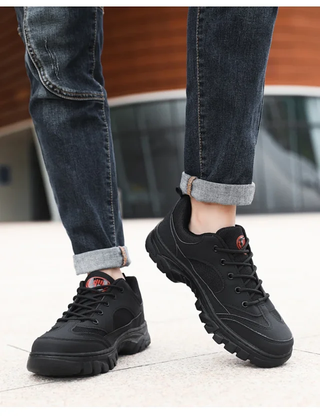 Men's Breathable Hiking Workwear Boots Detail