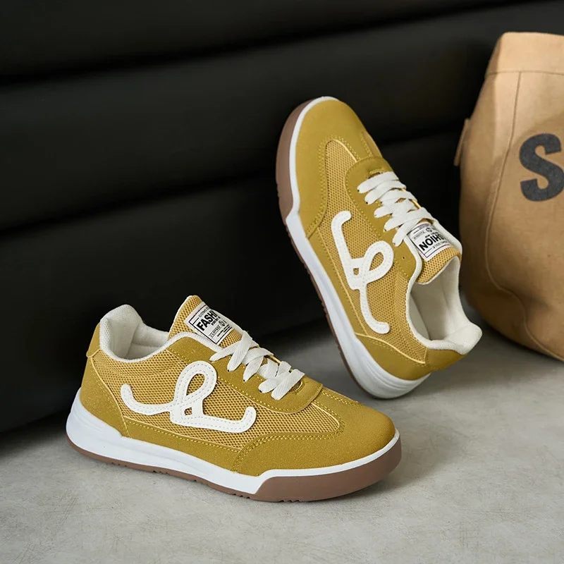 SS25 K-Style Forrest Gump Low-Top White Chunky Sneakers