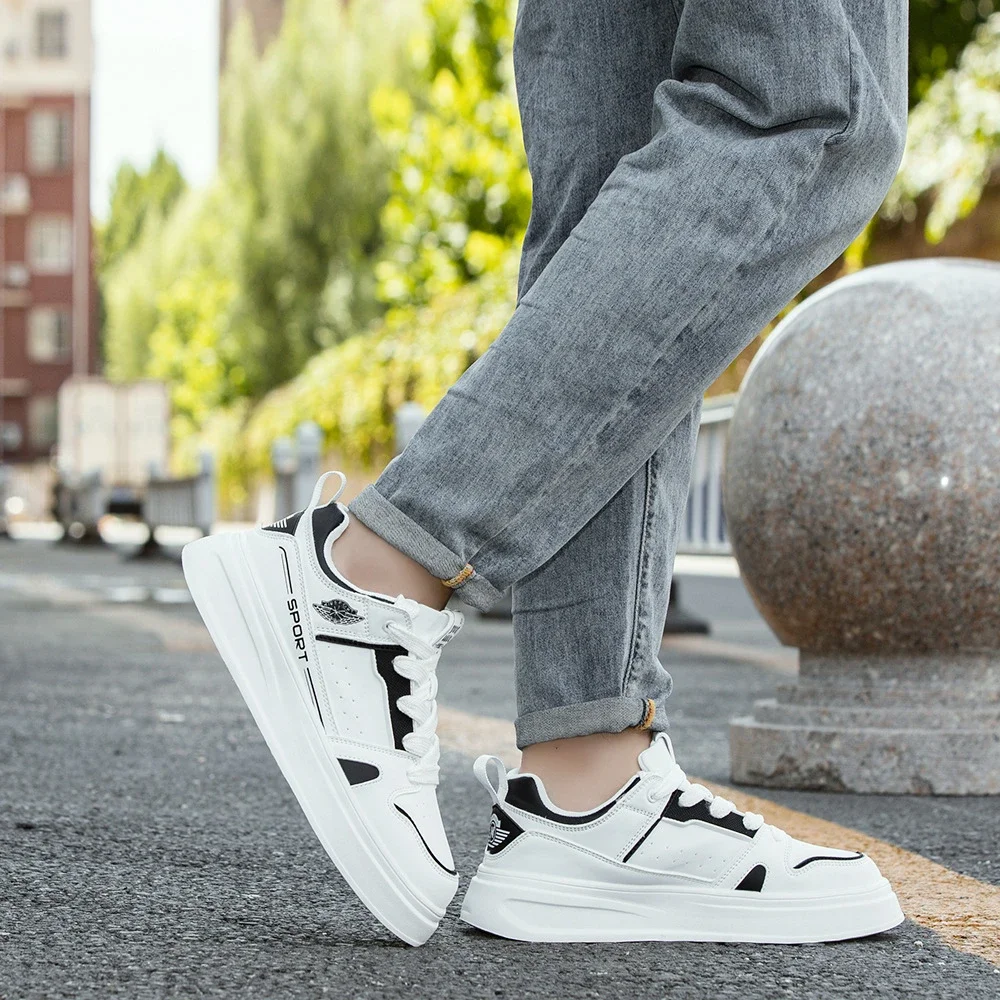New Fall Unisex Chunky White Sneakers