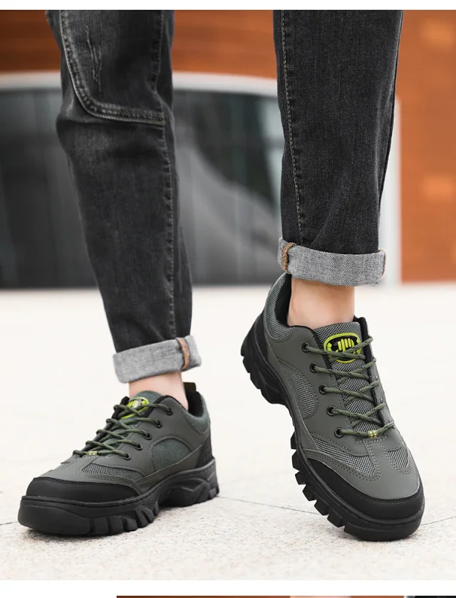 Men's Hiking Work Casual Breathable Shoes Detail