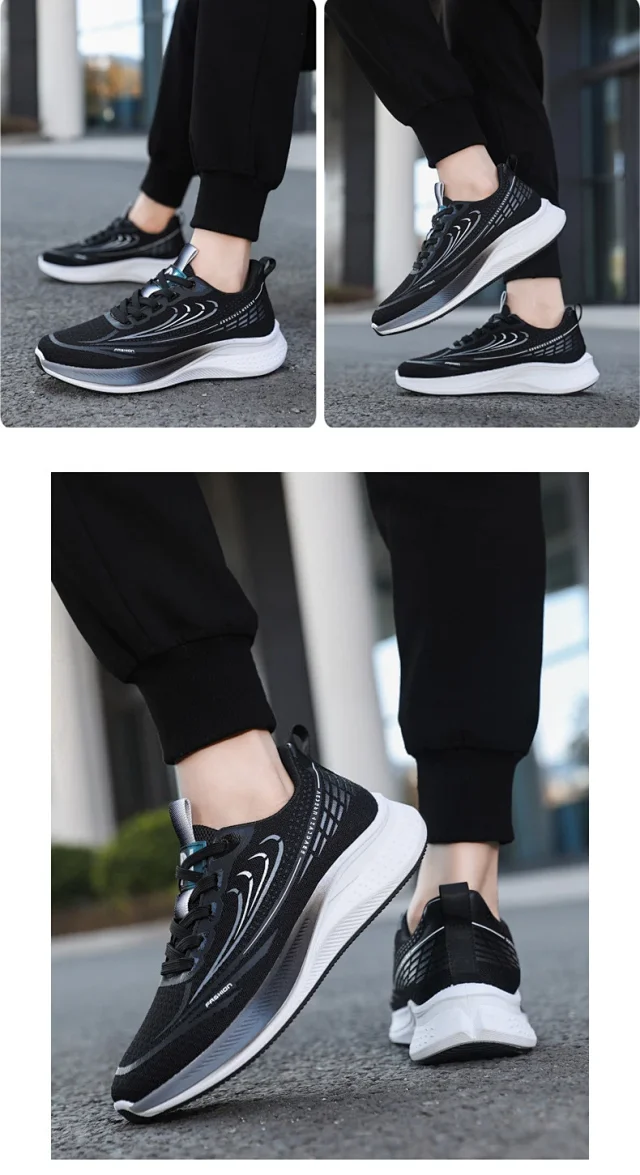 Men's Cushioned Trendy Sneakers Spring 2025 Detail