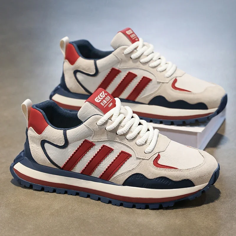 Men's Lightweight Leather Dad Shoes 2025