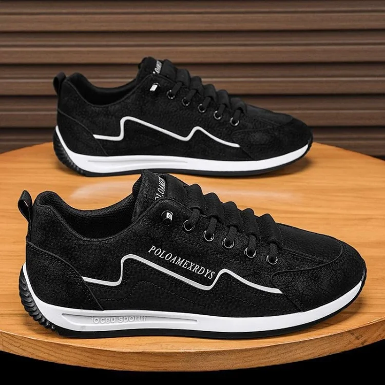 Men's 2025 PU Slip-On Comfort Air Trendy Sneakers