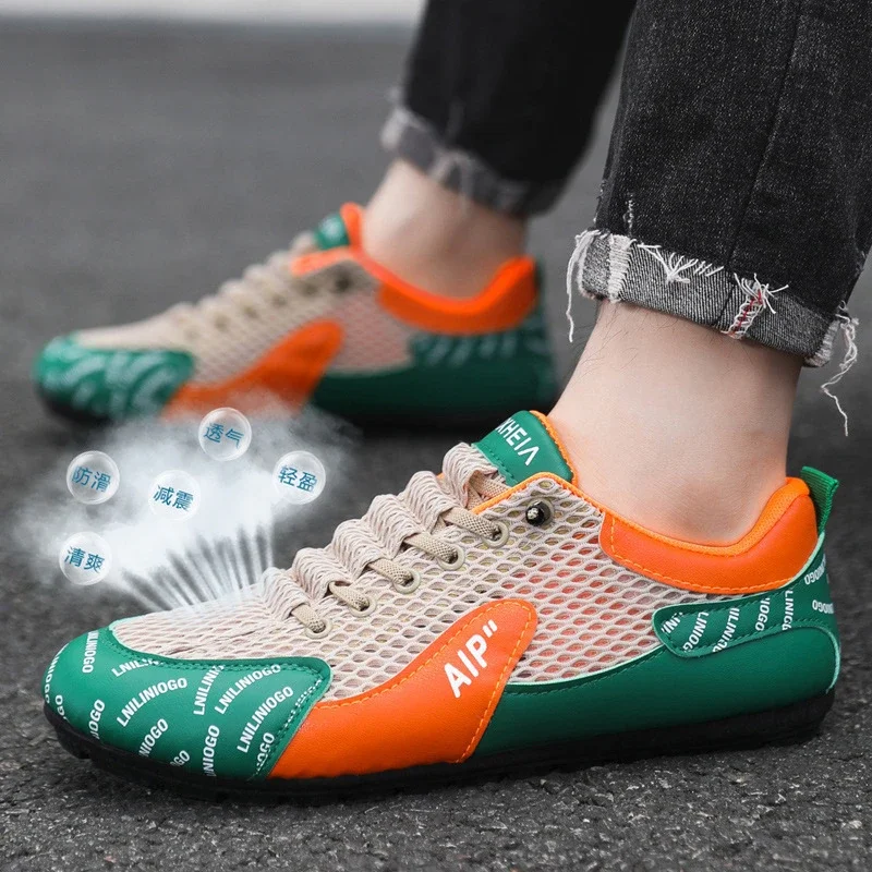 Men's Summer Mesh Driving Loafers