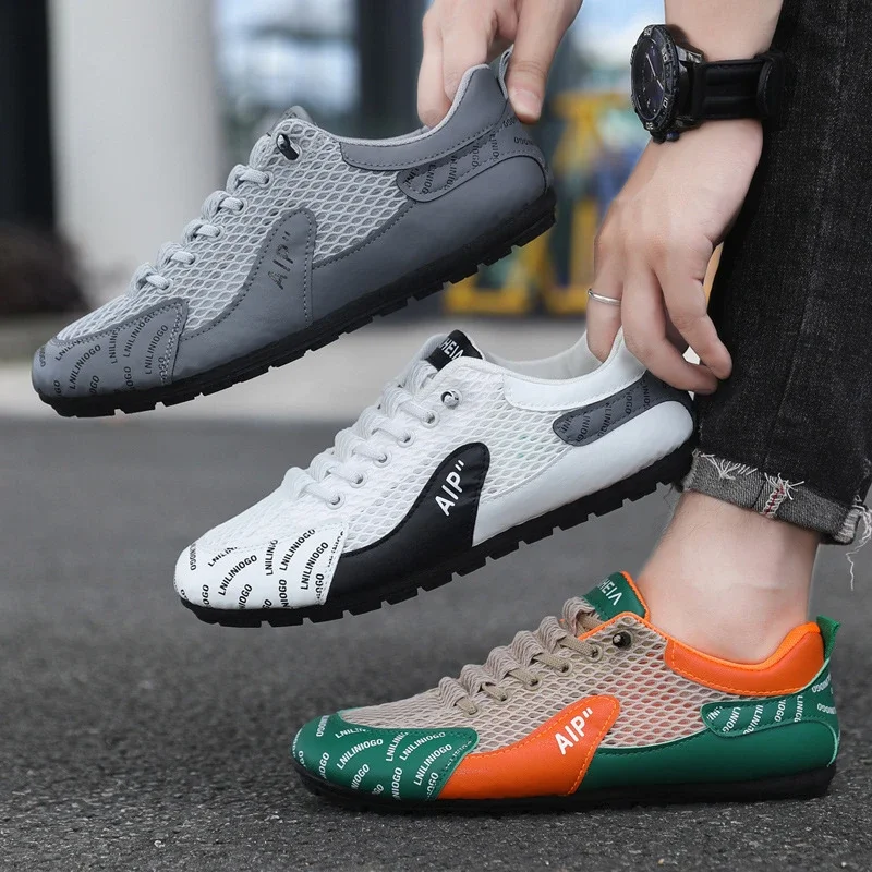 Men's Summer Mesh Driving Loafers