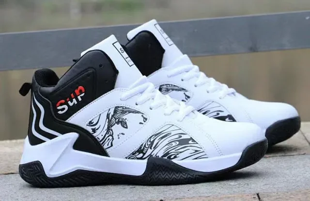 Men's Basketball Shoes 2025 Flyknit High-Top Casual Men Detail