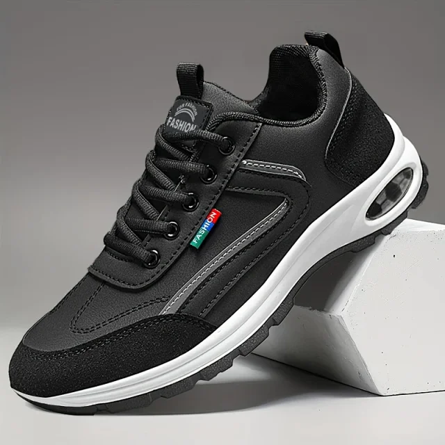 Leather Two-Tone Unisex Trainers 2025 Big Size Detail