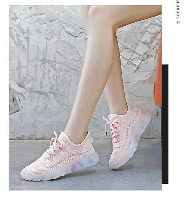 2025 Women's Mesh Airy Jelly Sole Sneakers Detail