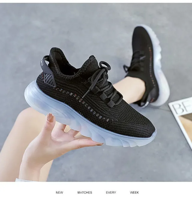 2025 Women's Mesh Airy Jelly Sole Sneakers Detail