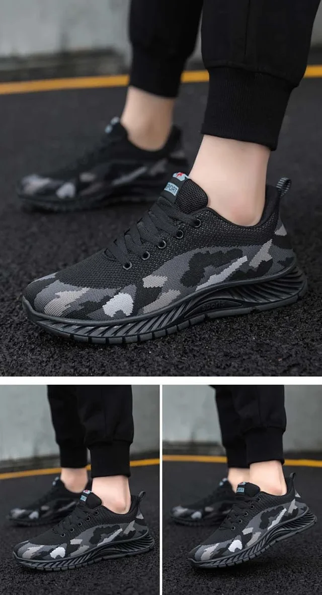 Men's Camo Flyknit Training Shoes Detail