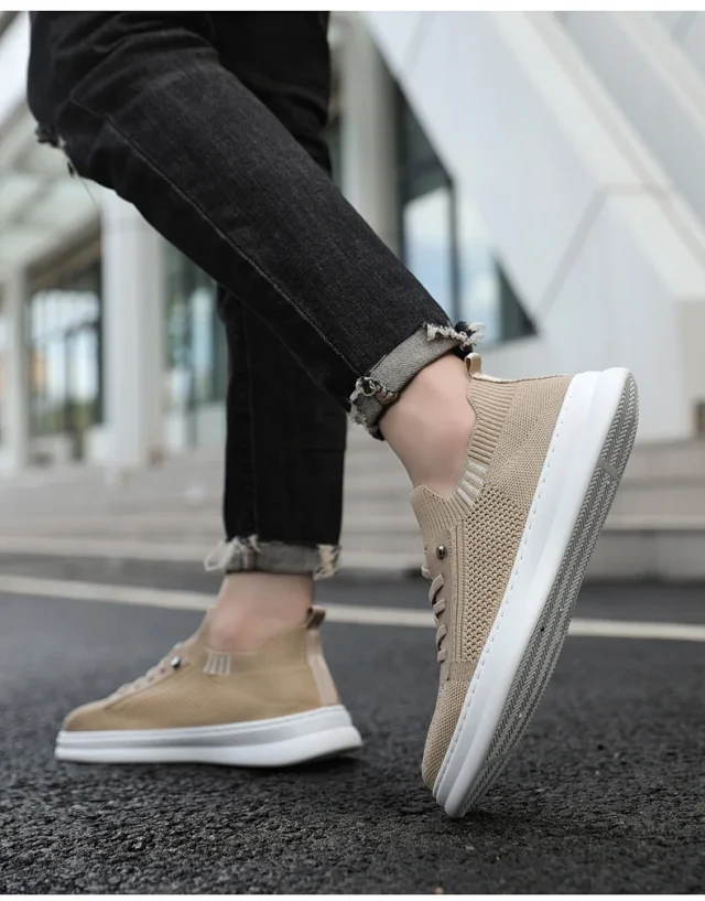 Men's 2025 Mesh Slide-On Skater Shoes Detail