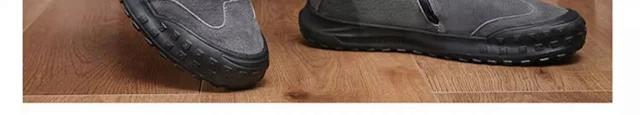 Men's Winter Lined Platform Snow Boots Detail