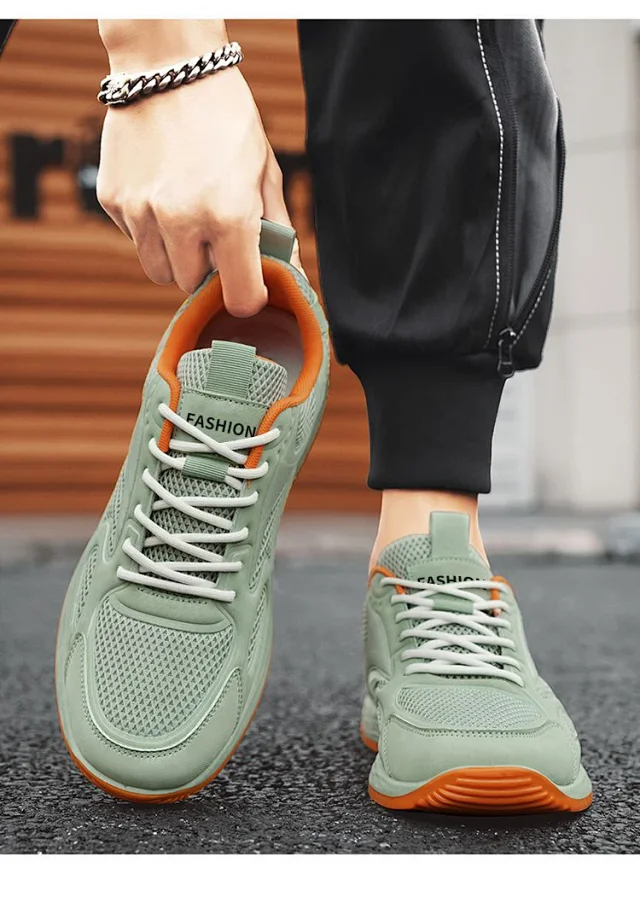 Gump Men's Breathable Mesh Chunky Sneakers Detail