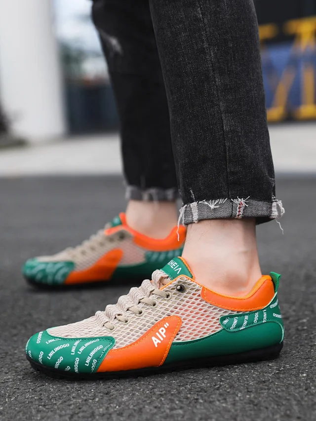 Men's Summer Mesh Driving Loafers Detail