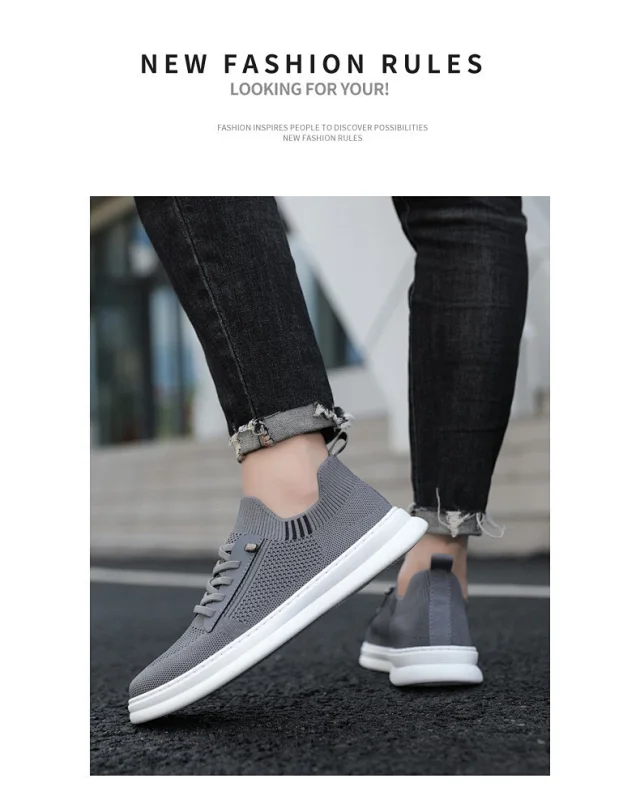 Men's 2025 Mesh Slide-On Skater Shoes Detail