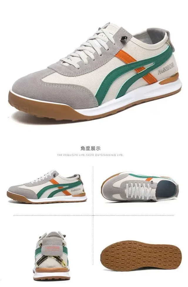 Men's New Korean Retro Running Shoes Detail