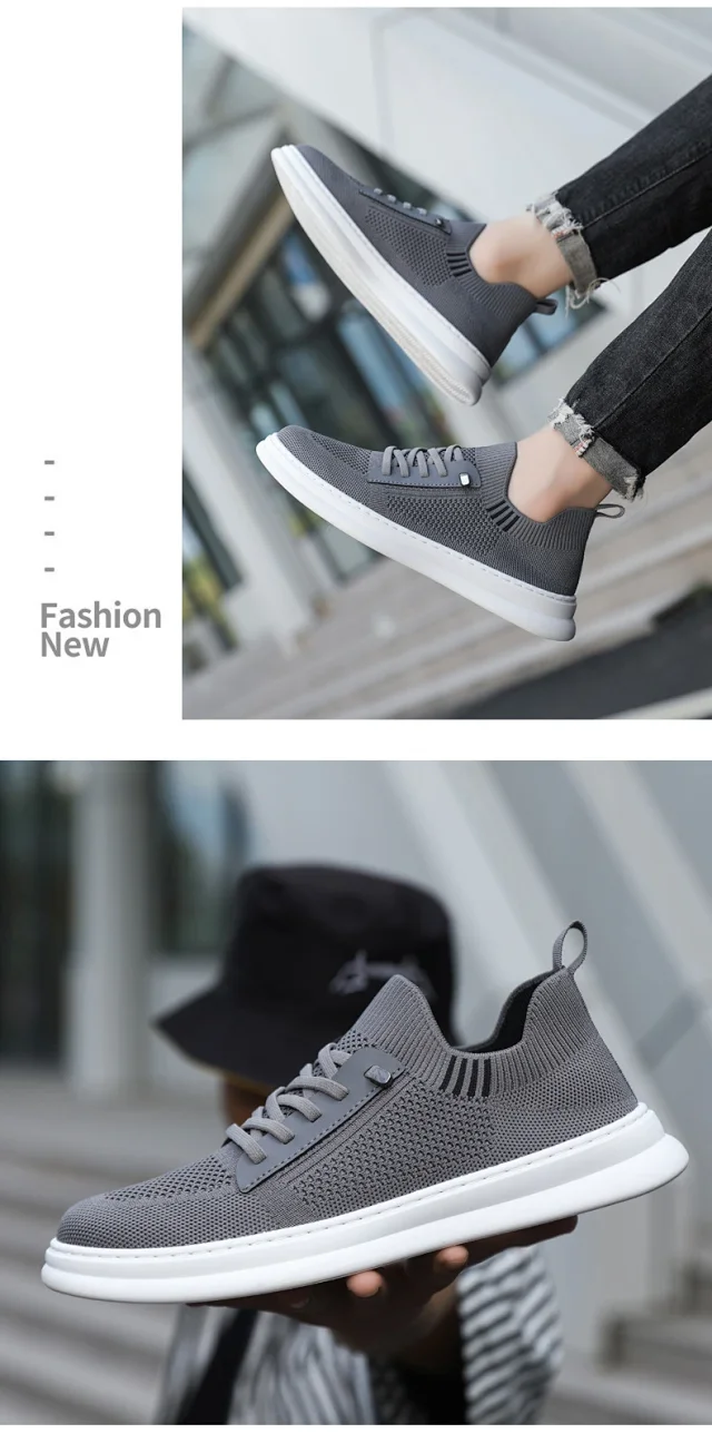Men's 2025 Mesh Slide-On Skater Shoes Detail