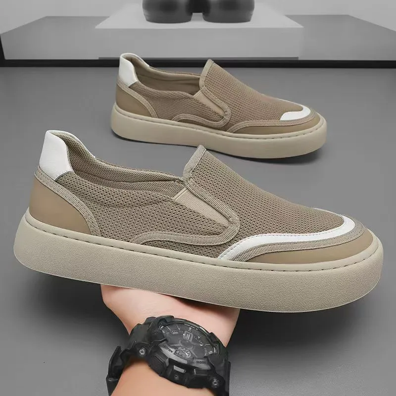 Men's 2025 Summer Mesh Slip-On Driving Shoes