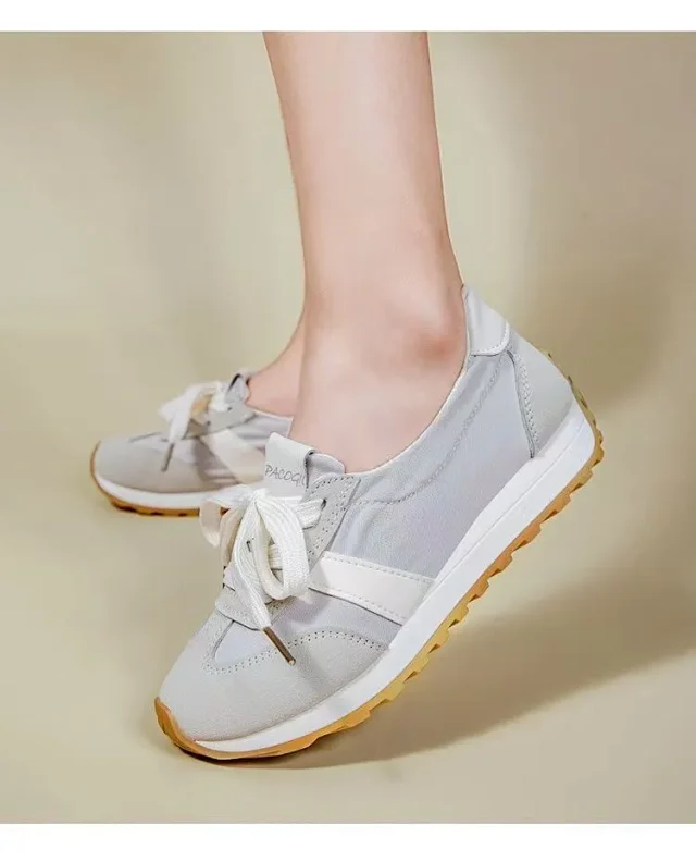 Korean Women's Platform Sneakers Summer 2025 Detail