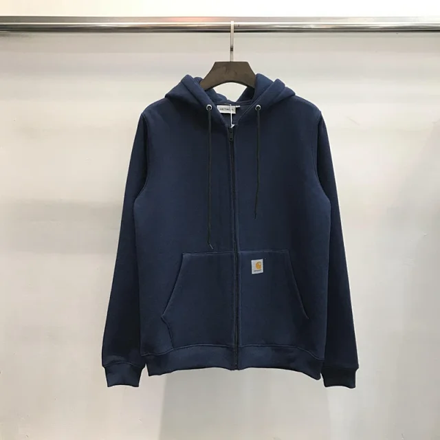 Kaha Unisex Zip Hoodie Loose Trendy Detail