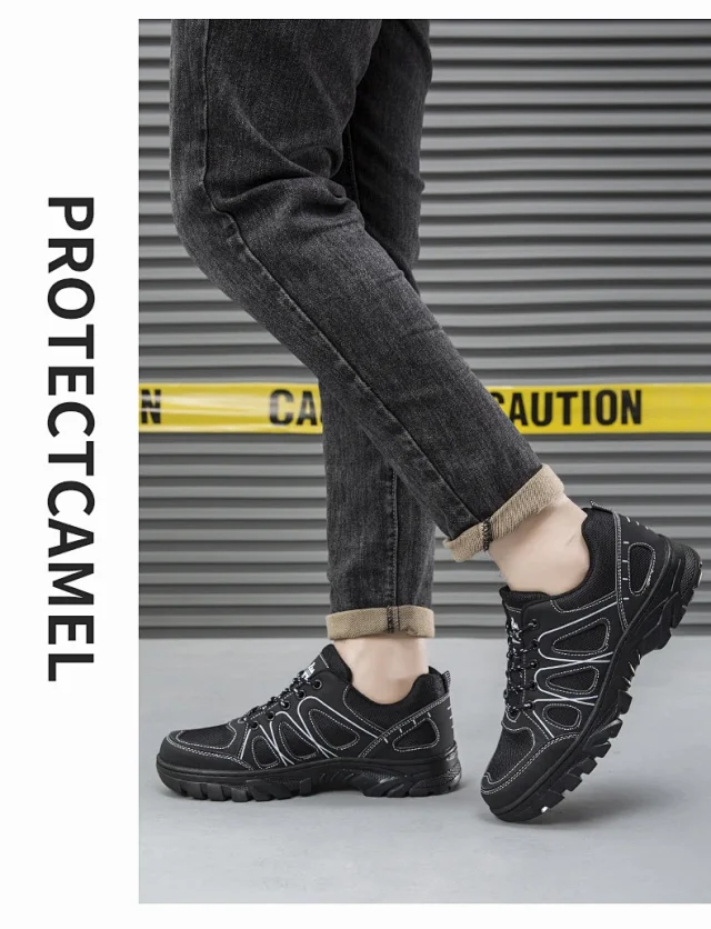 New Men's Casual Mesh Hiking Sneakers Detail