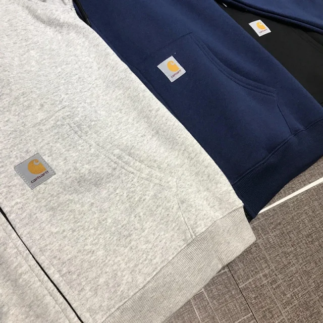 Kaha Unisex Zip Hoodie Loose Trendy Detail