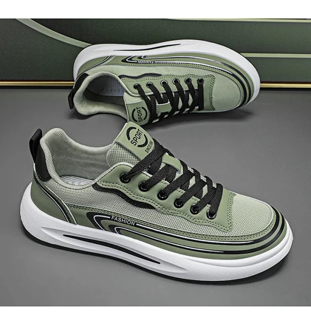 Men's Youth Comfortable Slip-on Breathable Sneakers Detail