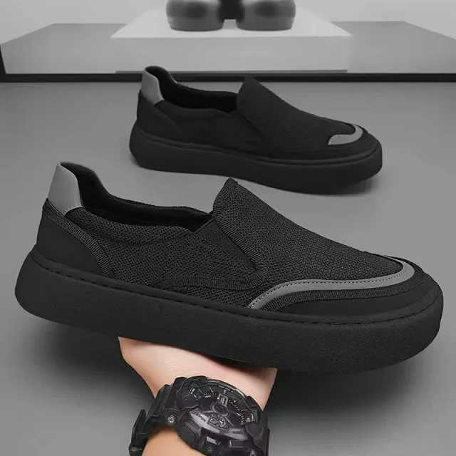 Men's 2025 Summer Mesh Slip-On Driving Shoes Detail