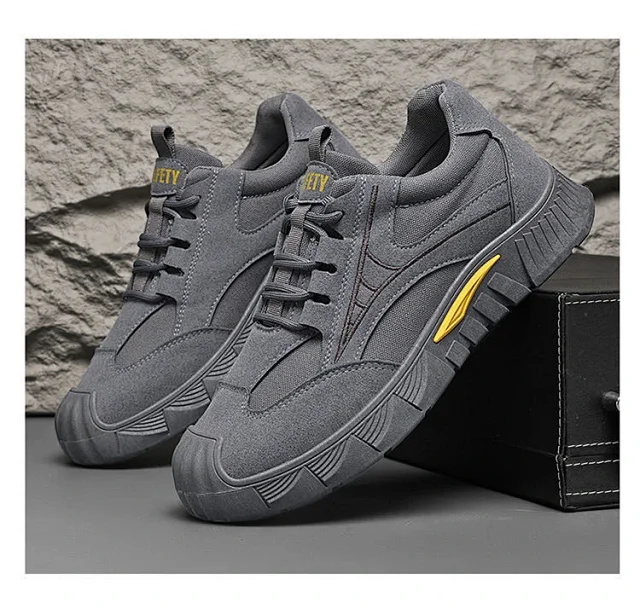Men's Breathable Outdoor Work Sneakers Detail
