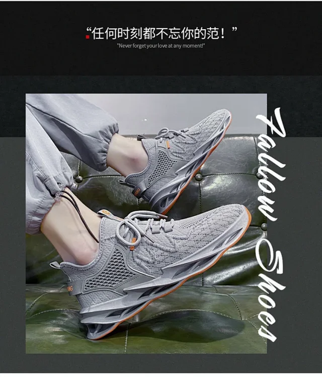 Men's Mesh Breathable Stylish Casual Dad Shoes Detail