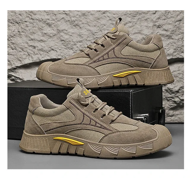 Men's Breathable Outdoor Work Sneakers Detail
