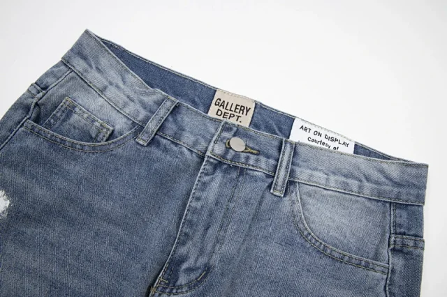 GALLERYDEPT Splatter Flared Jeans Detail