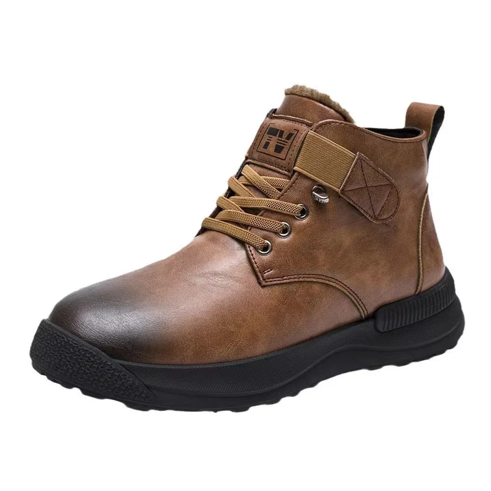 Men's Warm Gradient Martin Boots