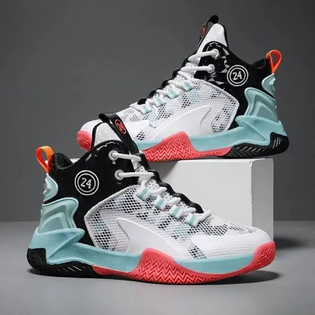 2025 Summer Boys Snap-button Basketball Running Shoes Detail