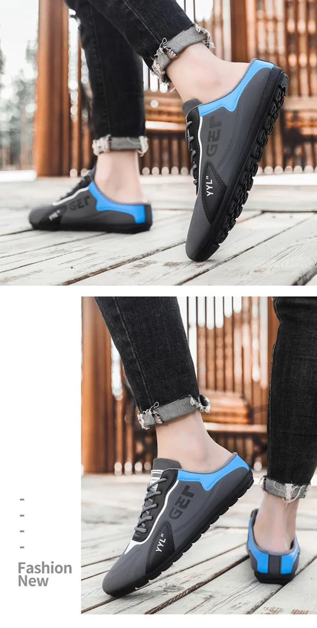 Mens Drive Loafers: Korean Trendy Comfy Everyday Student Detail