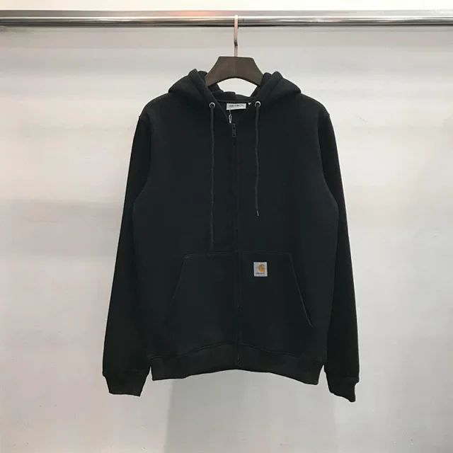 Kaha Unisex Zip Hoodie Loose Trendy Detail