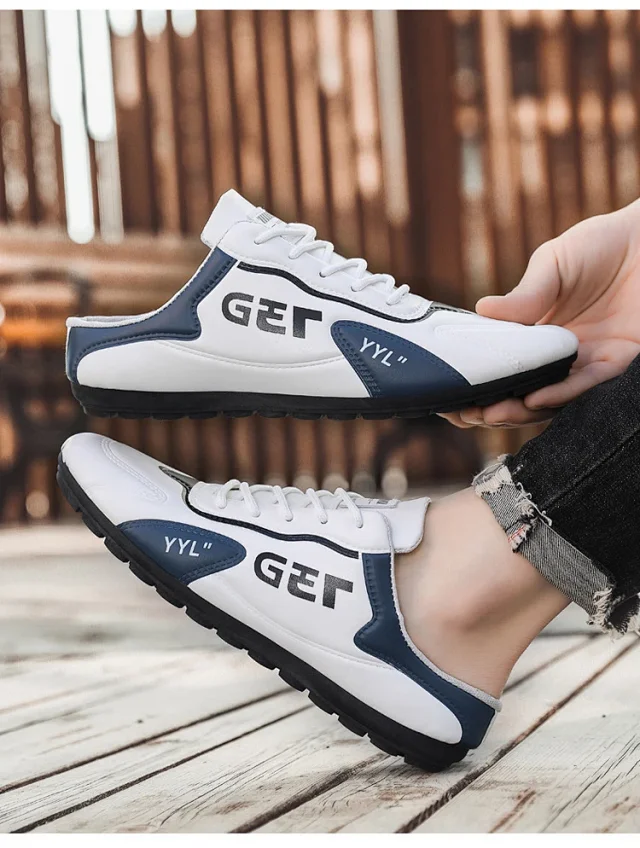 Mens Drive Loafers: Korean Trendy Comfy Everyday Student Detail
