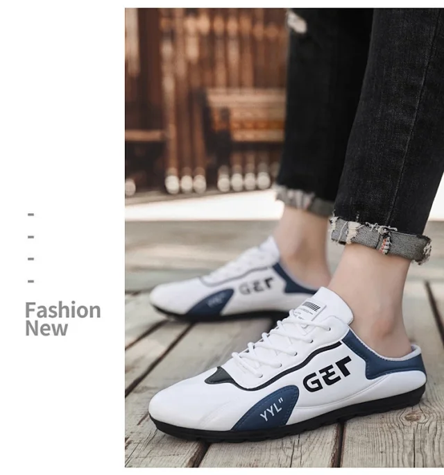 Mens Drive Loafers: Korean Trendy Comfy Everyday Student Detail