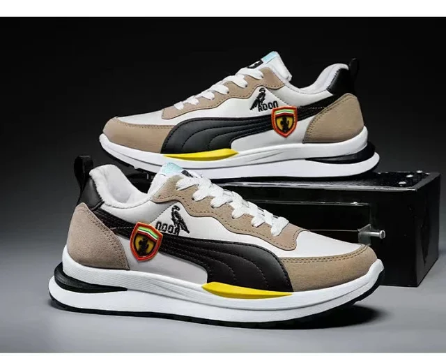 Men's Autumn Trendy Dad Sneakers Korean Style Detail