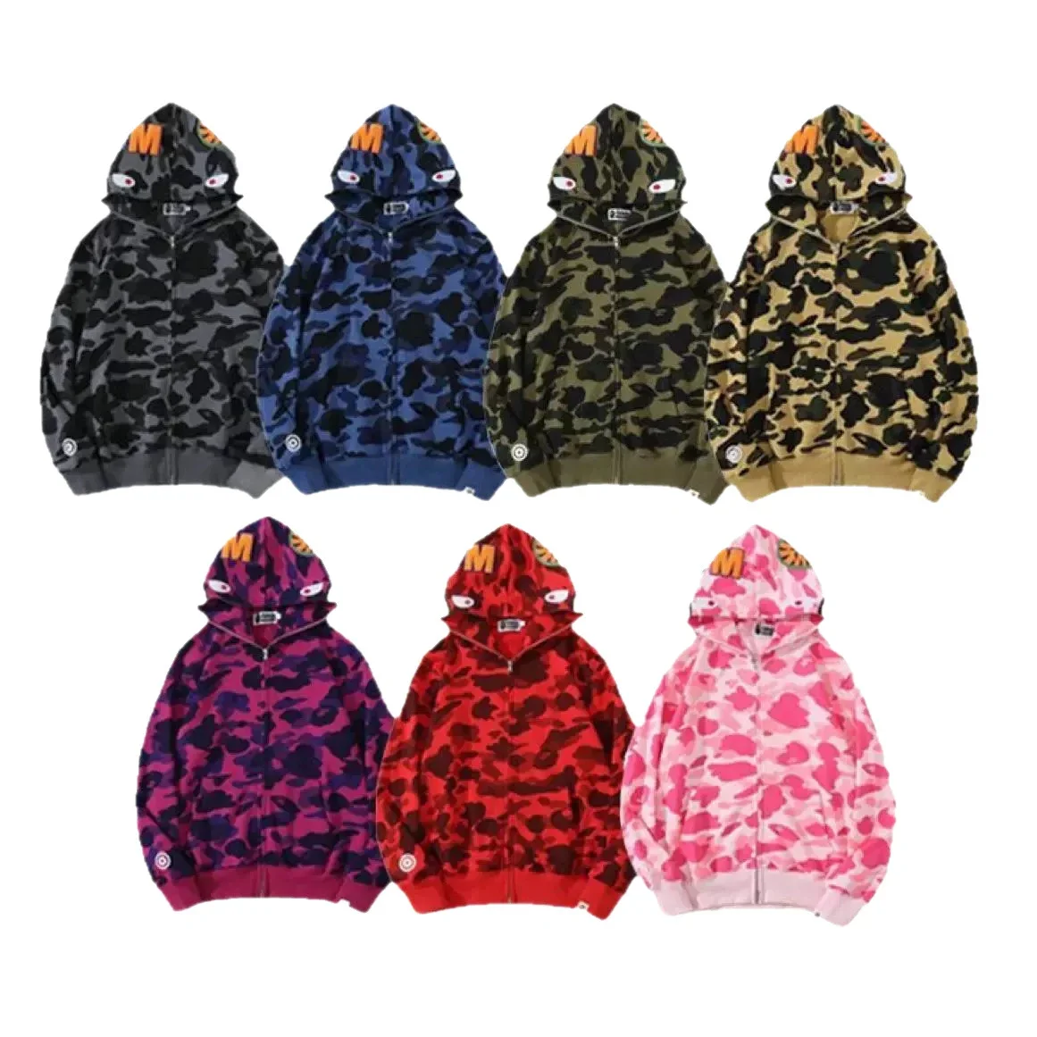 Bape Shark-Hood Classic Fleece Hoodie