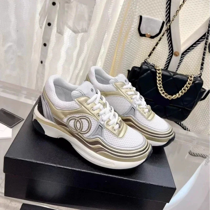 YJDW 2025 Chunky Dad Sneakers - Platform Mesh