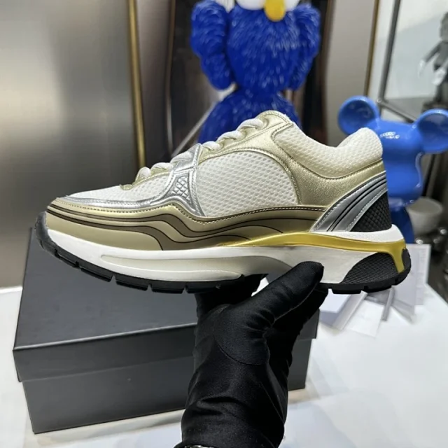YJDW 2025 Chunky Dad Sneakers - Platform Mesh Detail