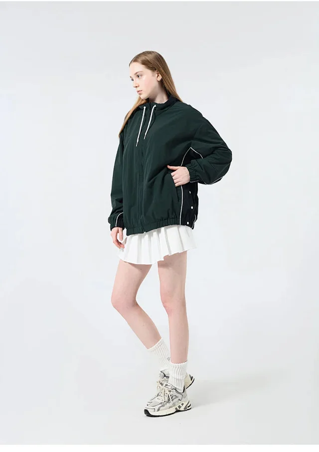 Reversible Youth Street Style Cargo Jacket AW23 Detail
