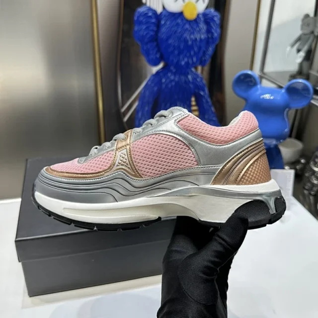 YJDW 2025 Chunky Dad Sneakers - Platform Mesh Detail