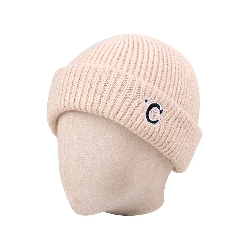 Pom Pom Knit Beanie Unisex Korean