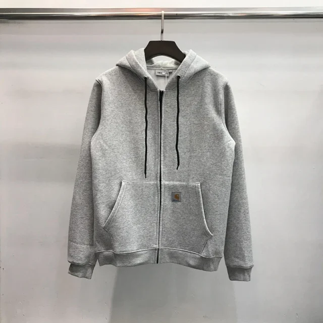 Kaha Unisex Zip Hoodie Loose Trendy Detail