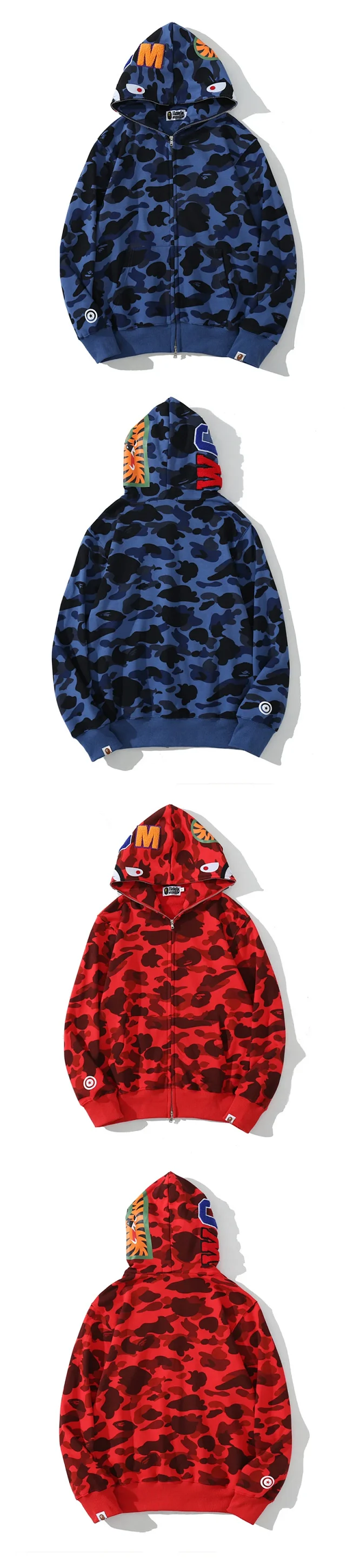Bape Shark-Hood Classic Fleece Hoodie Detail