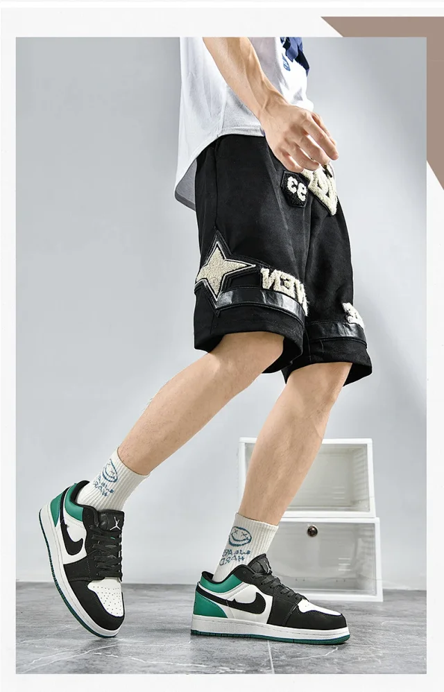 AJ Dunk Panda Unisex AF1 Lifestyle Shoe Detail